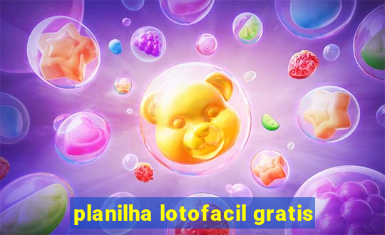 planilha lotofacil gratis